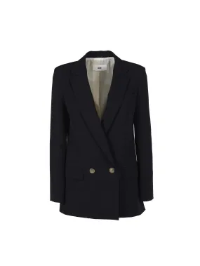 BLAZER NERO DOPPIPETTO