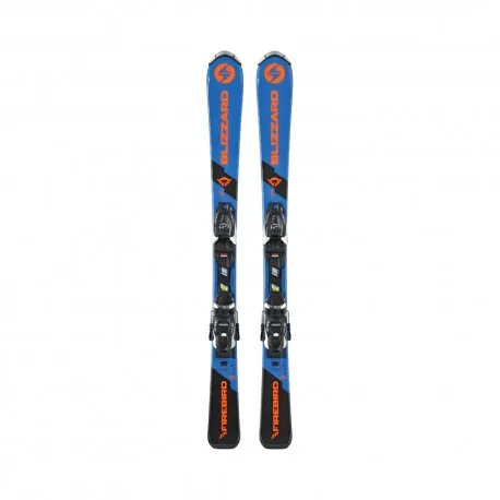 Blizzard Firebird L+Fdt 7 Blue Arancio Nero - Sci Bambino