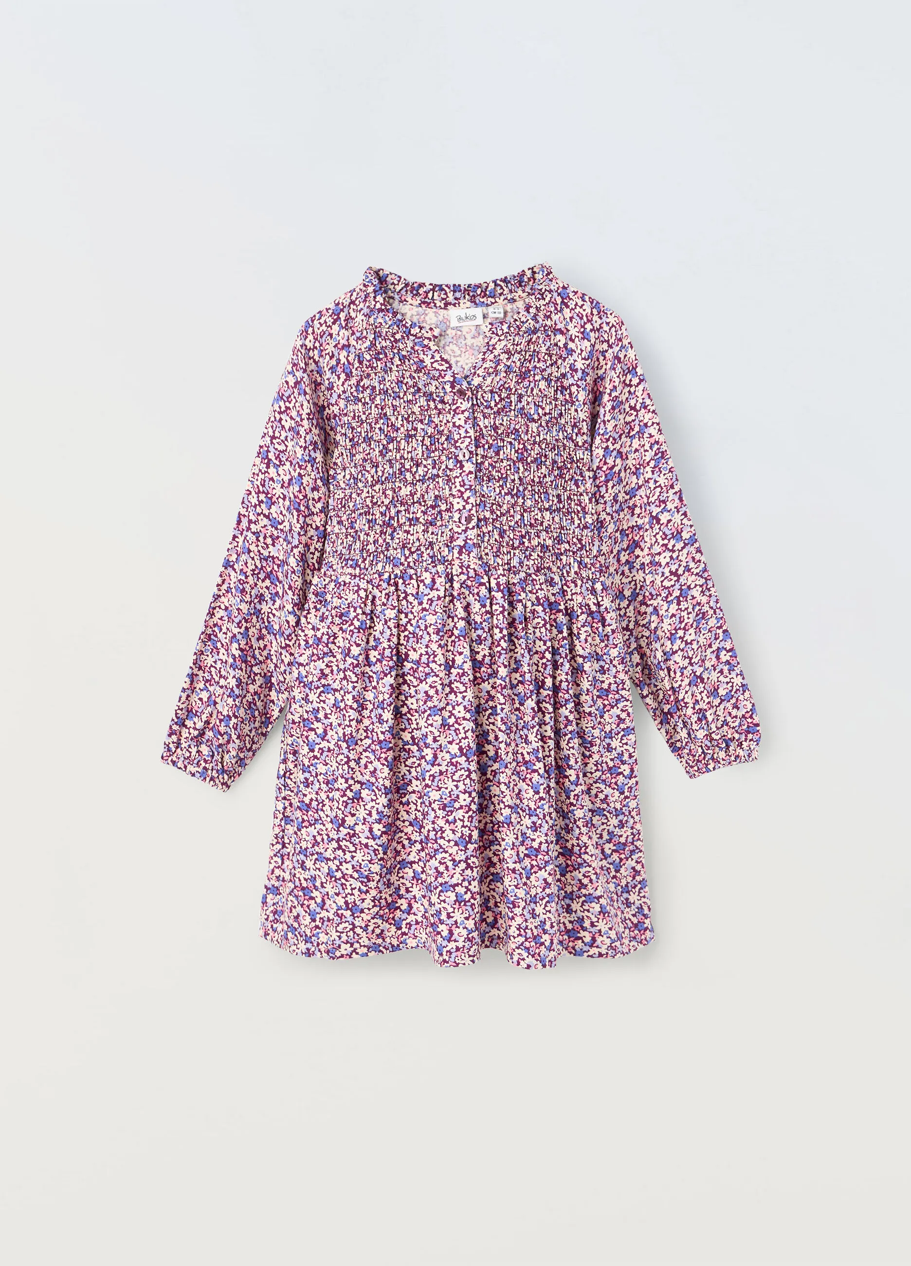 BLUKIDS  Vestito in pura viscosa bambina