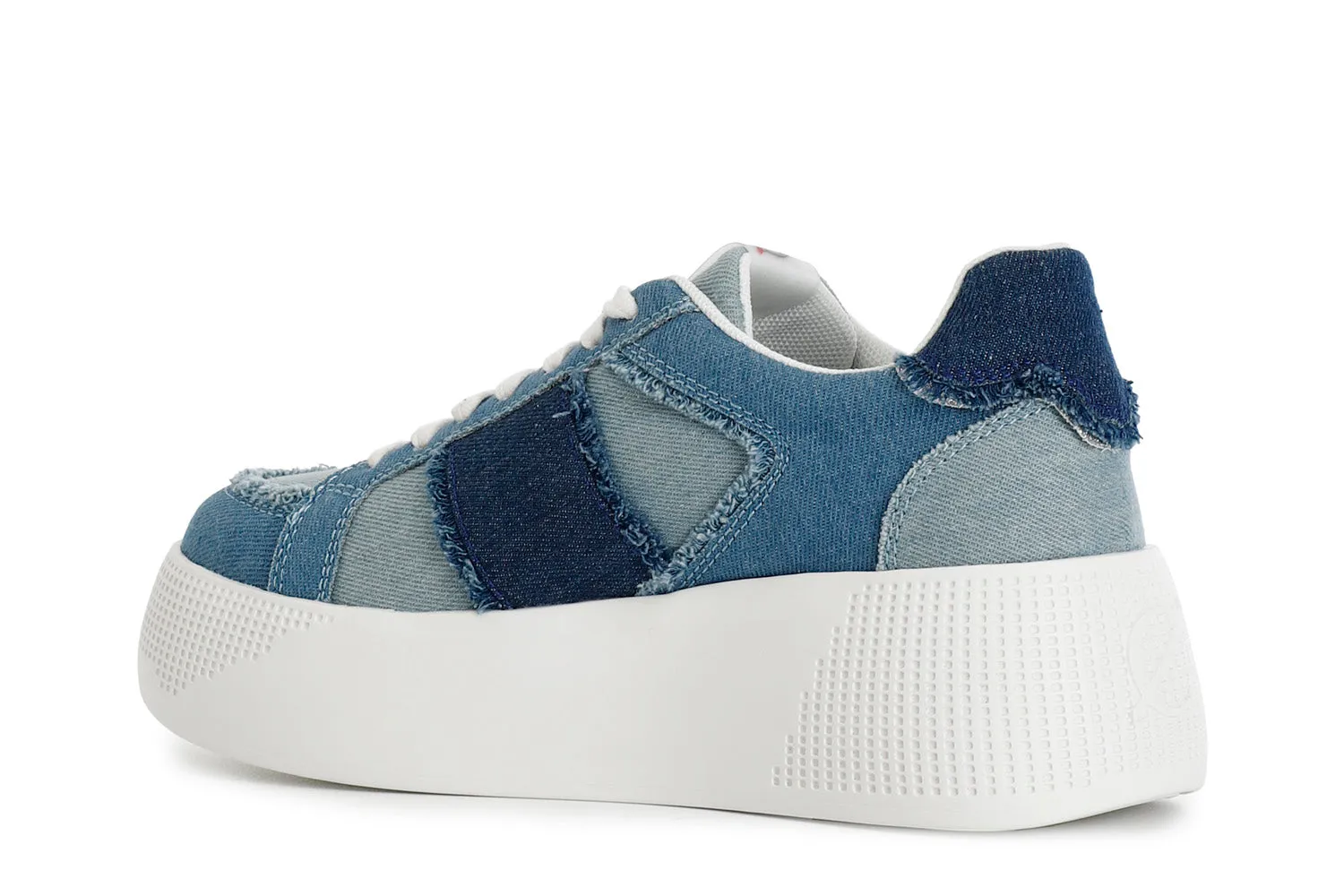 CafèNoir Donna Sneakers Tomaia Tessuto Denim Multi Jeans