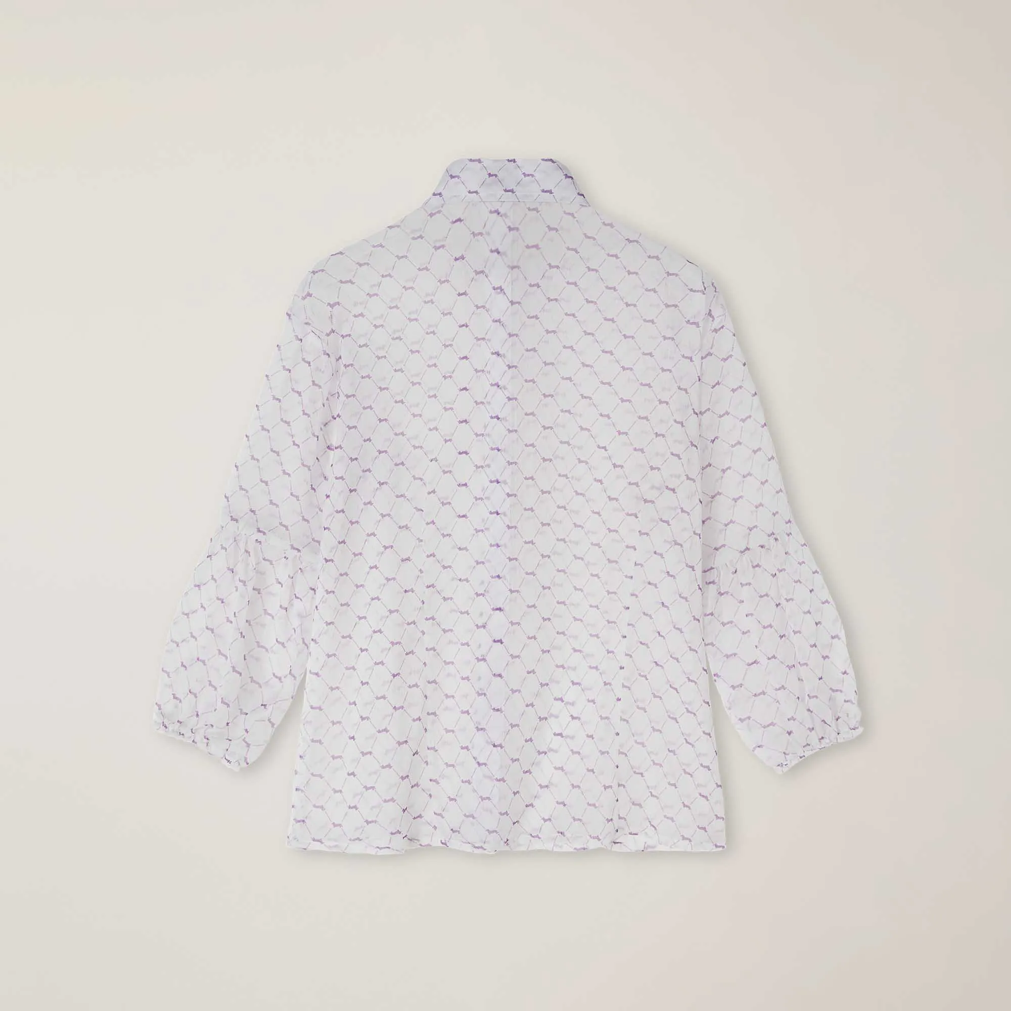 Camicia Chiffon Logato