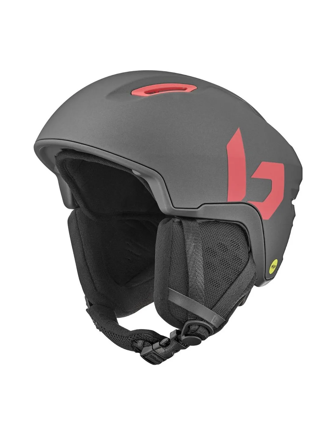 Casco da sci Bollé Atmos Mips rosso titanio opaco