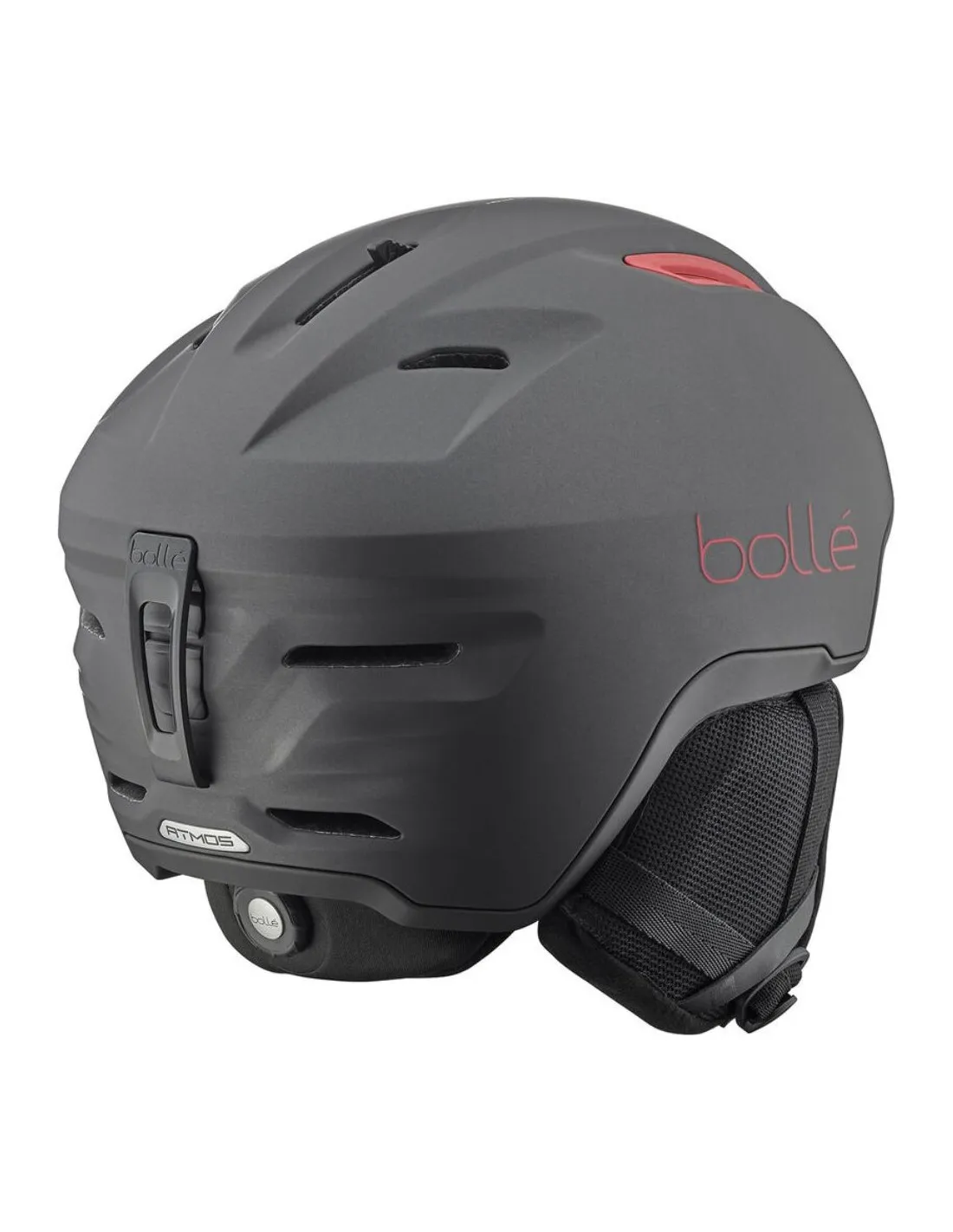 Casco da sci Bollé Atmos Mips rosso titanio opaco