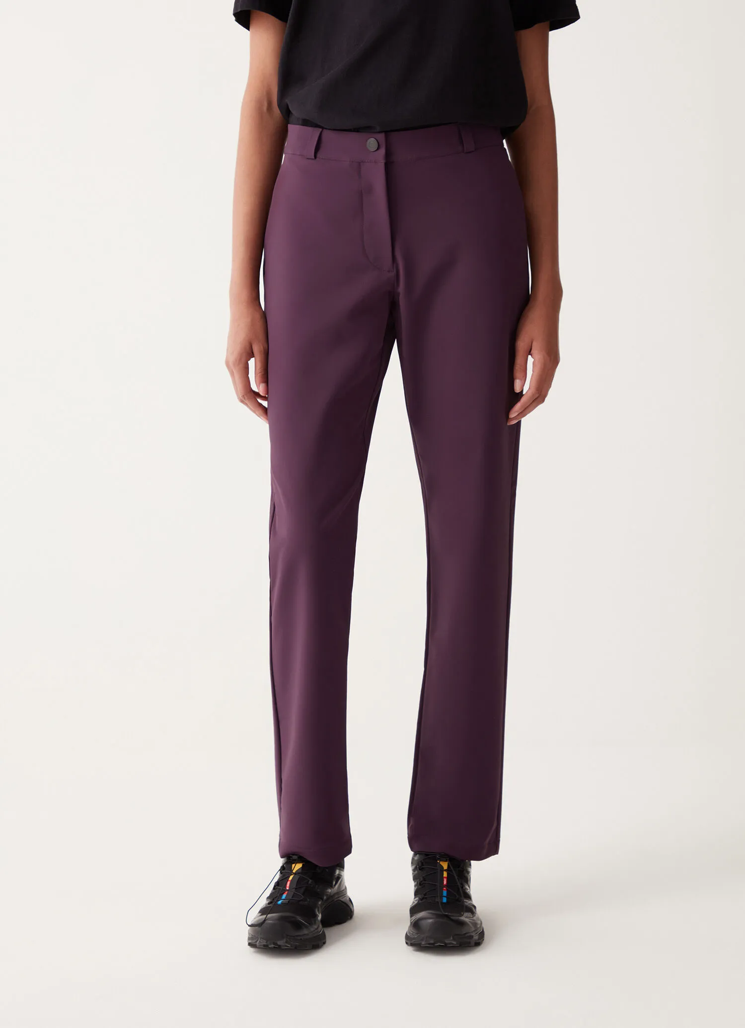 Chino-cut technical trousers