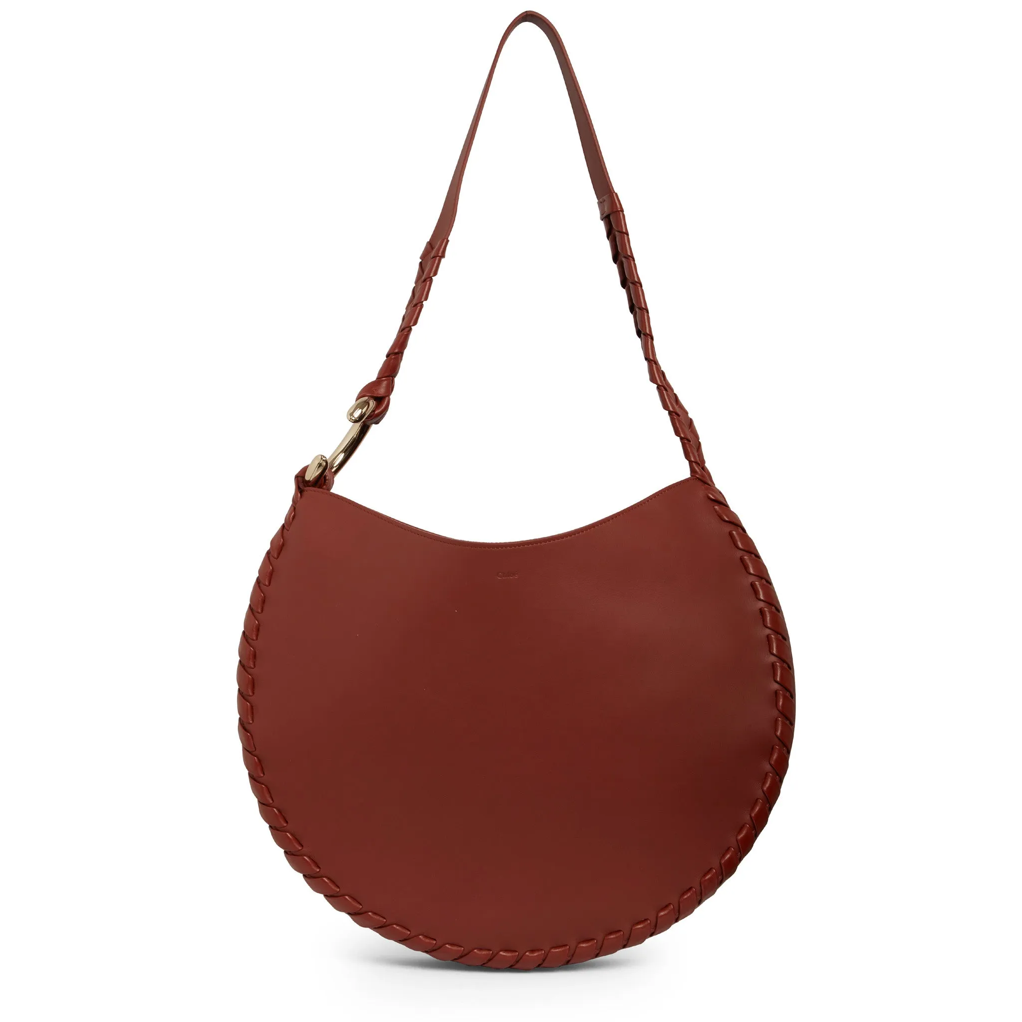 CHLOE  Borsa ''Hobo'' grande in pelle marrone