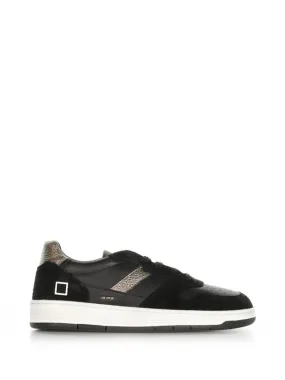 COURT 2.0 Pop sneaker in black leather