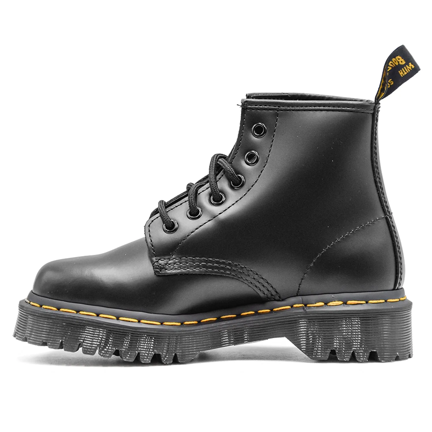 Dr. Martens 101 Bex Nero Stivaletti Donna Nato Per Agenti Polizia