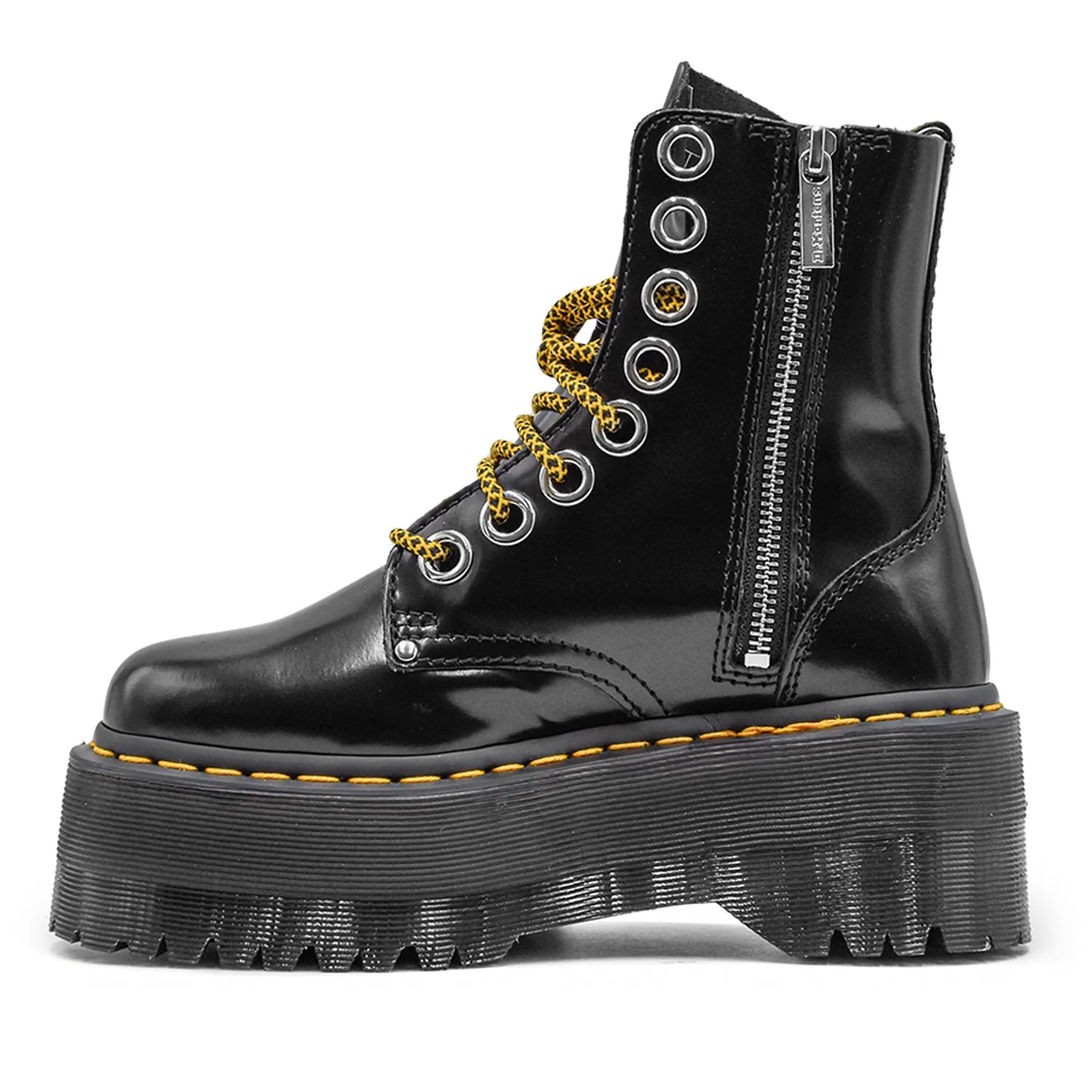 Dr. Martens Jadon Max Donna Stivaletti Platform Più Alto Nero