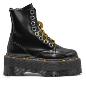 Dr. Martens Jadon Max Donna Stivaletti Platform Più Alto Nero