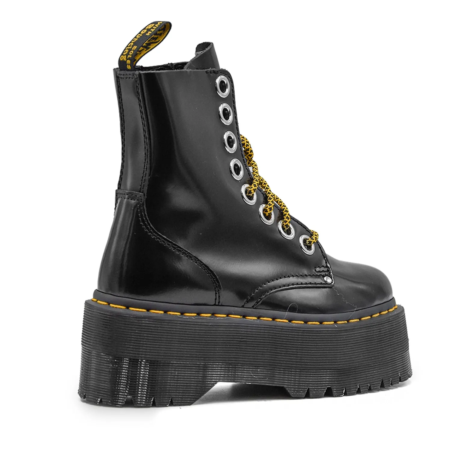 Dr. Martens Jadon Max Donna Stivaletti Platform Più Alto Nero