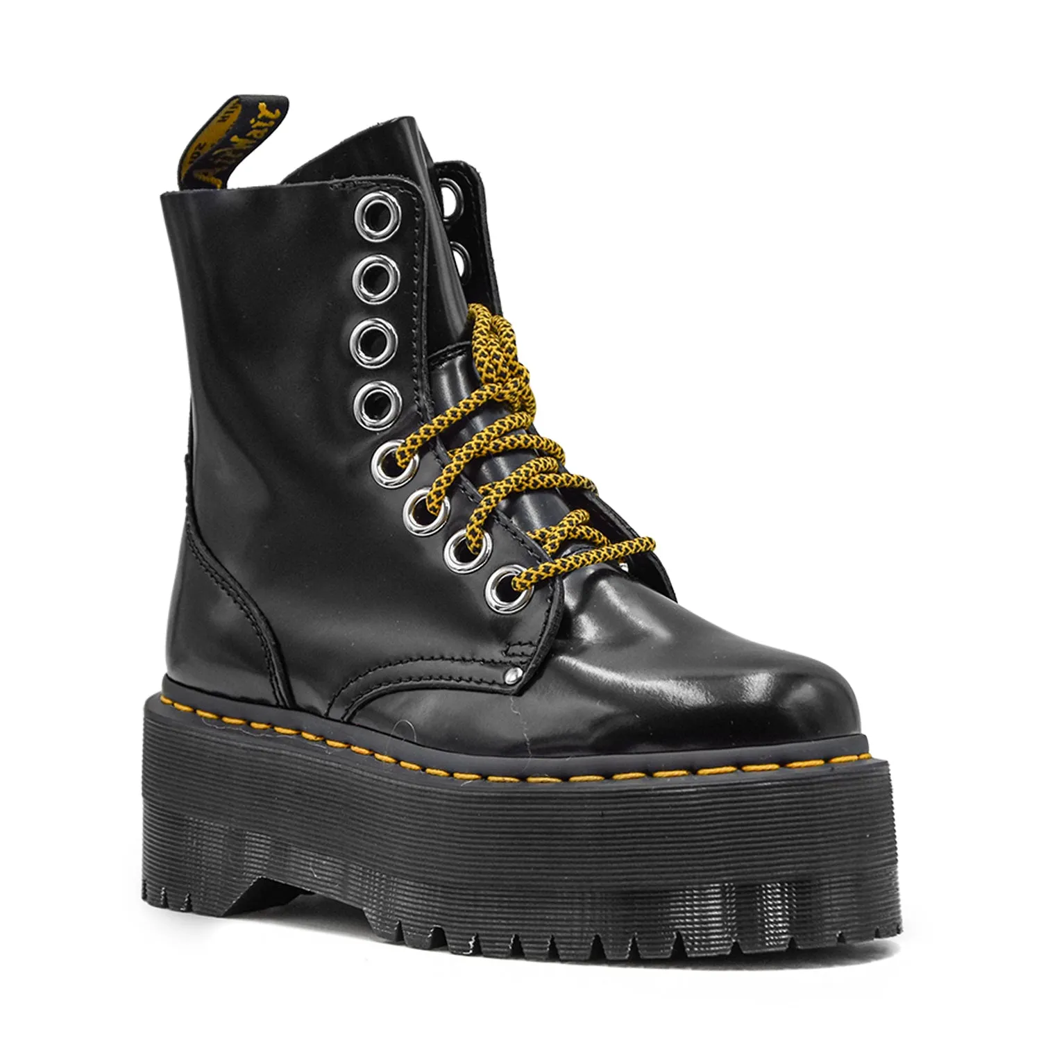 Dr. Martens Jadon Max Donna Stivaletti Platform Più Alto Nero