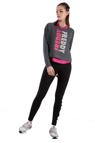 Felpa Donna Giro Fitness Logo