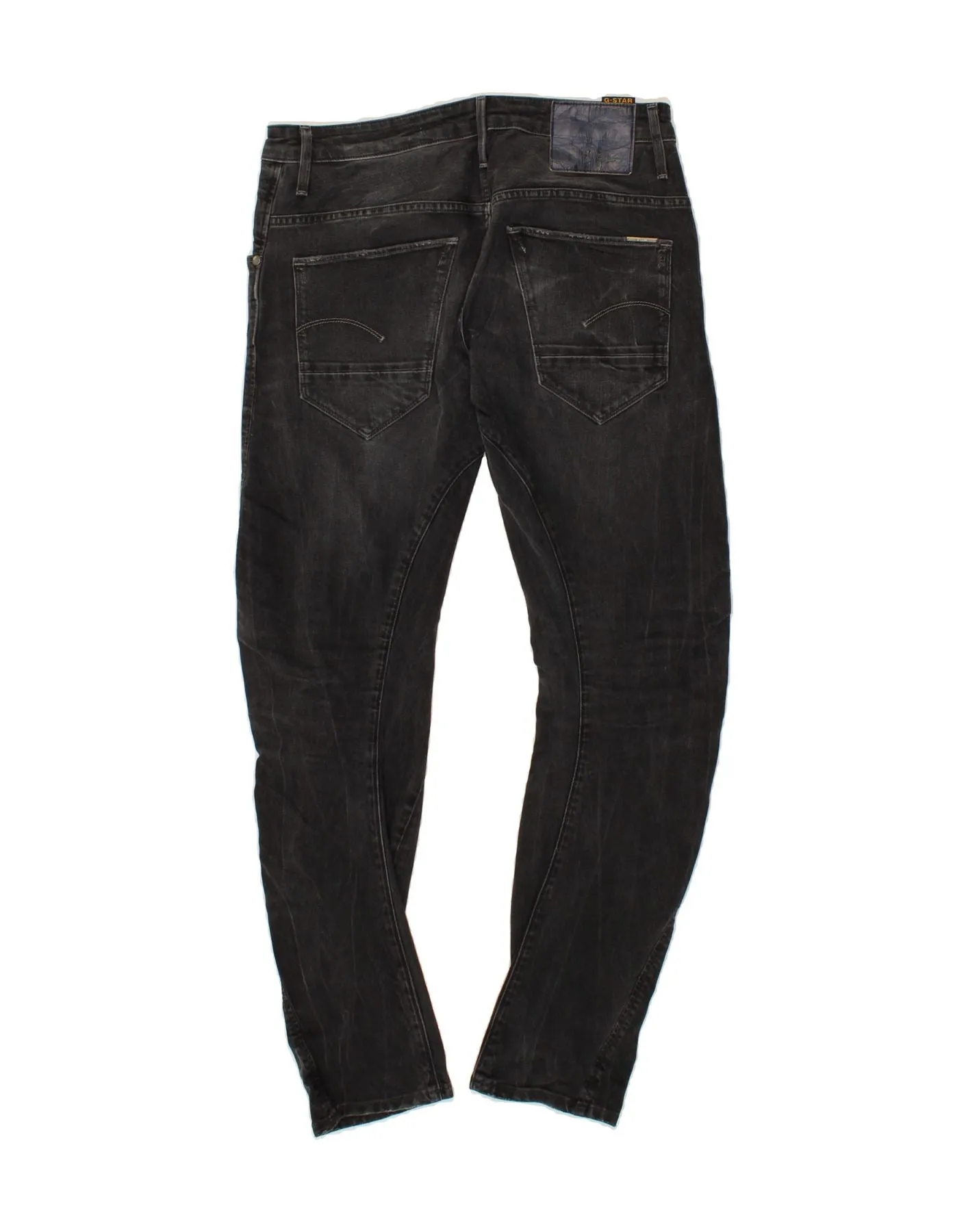 G-STAR Mens Banana Tapered Jeans W32 L32 Black Cotton