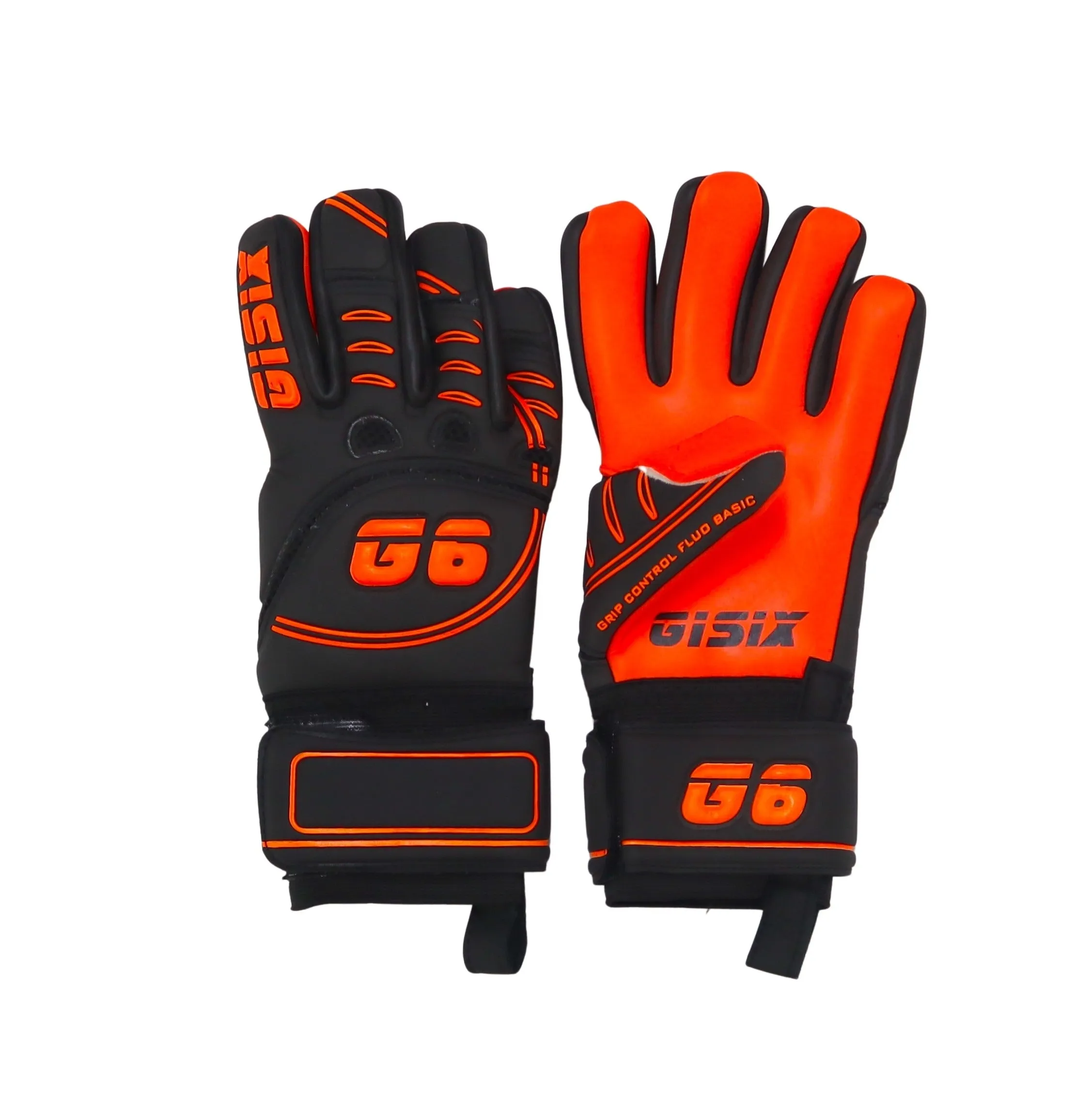 GISIX guanti portiere G6 GRIP CONTROL BASIC 2.0 G107 NERO ARANCIO luglio 2023