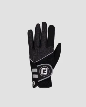 Guanti neri da golf da uomo FootJoy Raingrip 66556-black