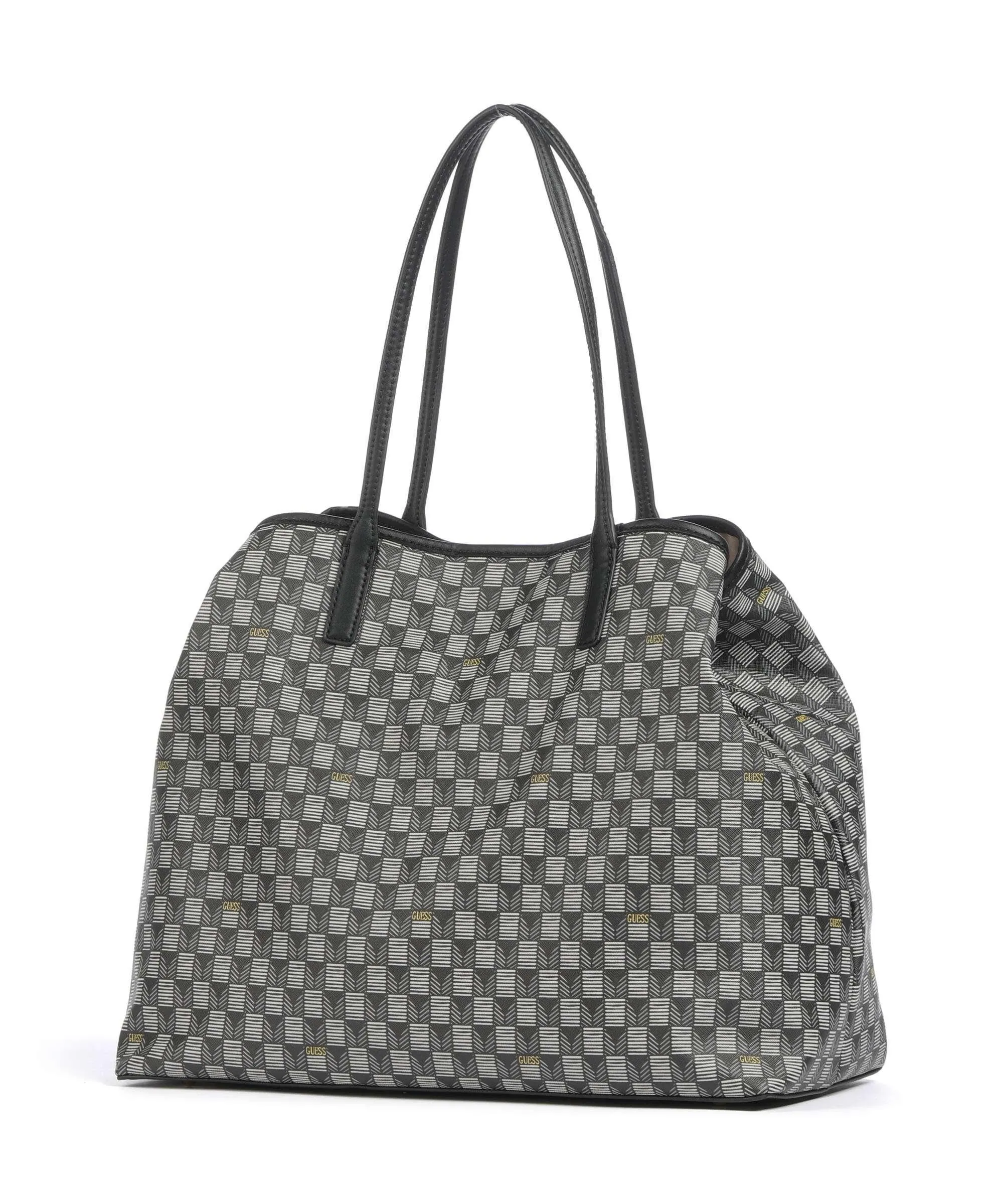  Guess G Wave Large Borsa shopper pelle sintetica nero  