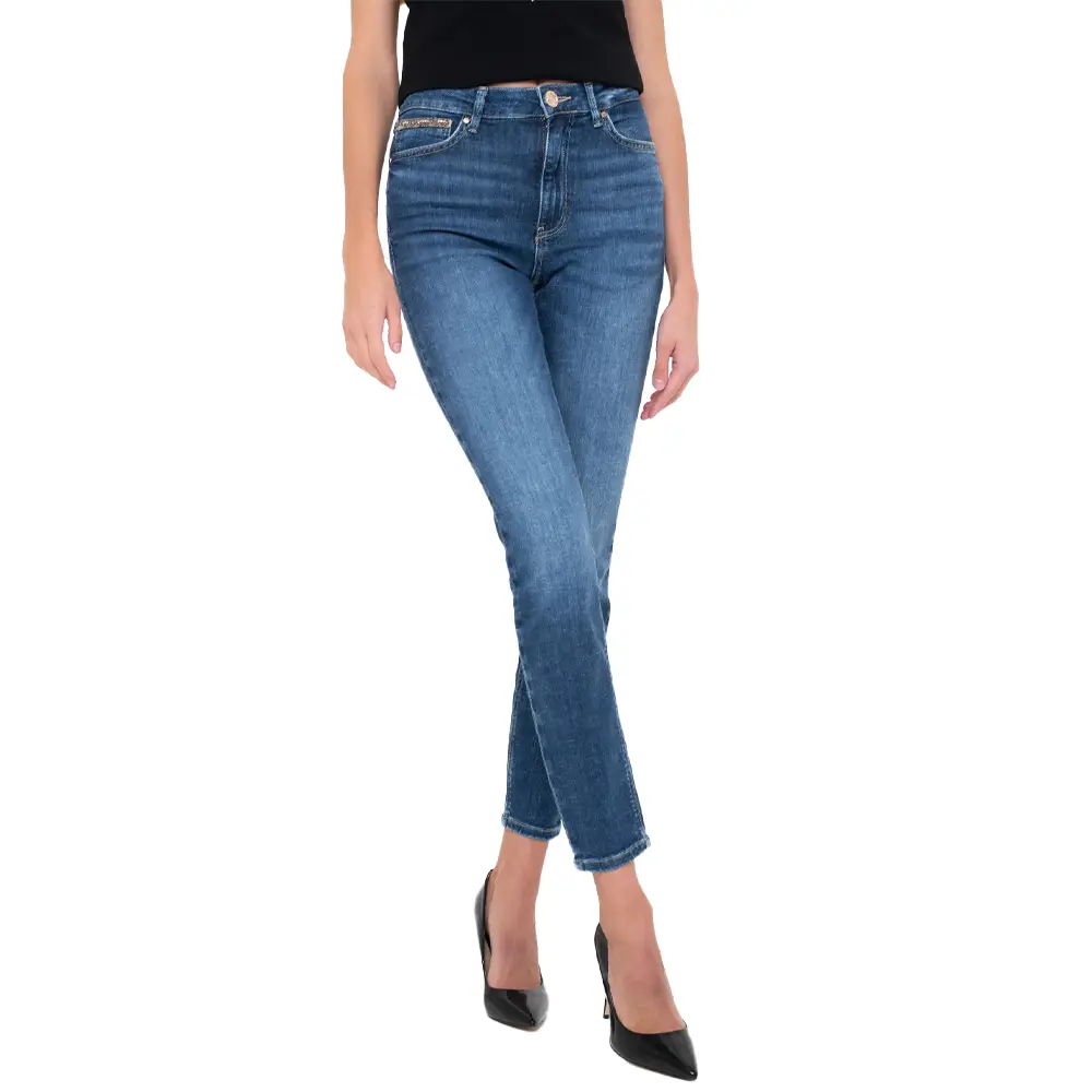 Guess Jeans donna W4RA46 D5921 ETSH 1981 skinny Etosha