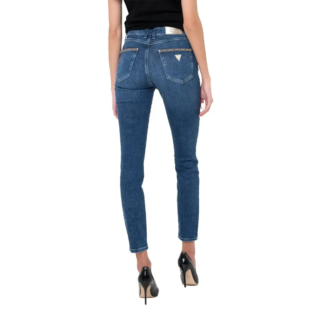 Guess Jeans donna W4RA46 D5921 ETSH 1981 skinny Etosha