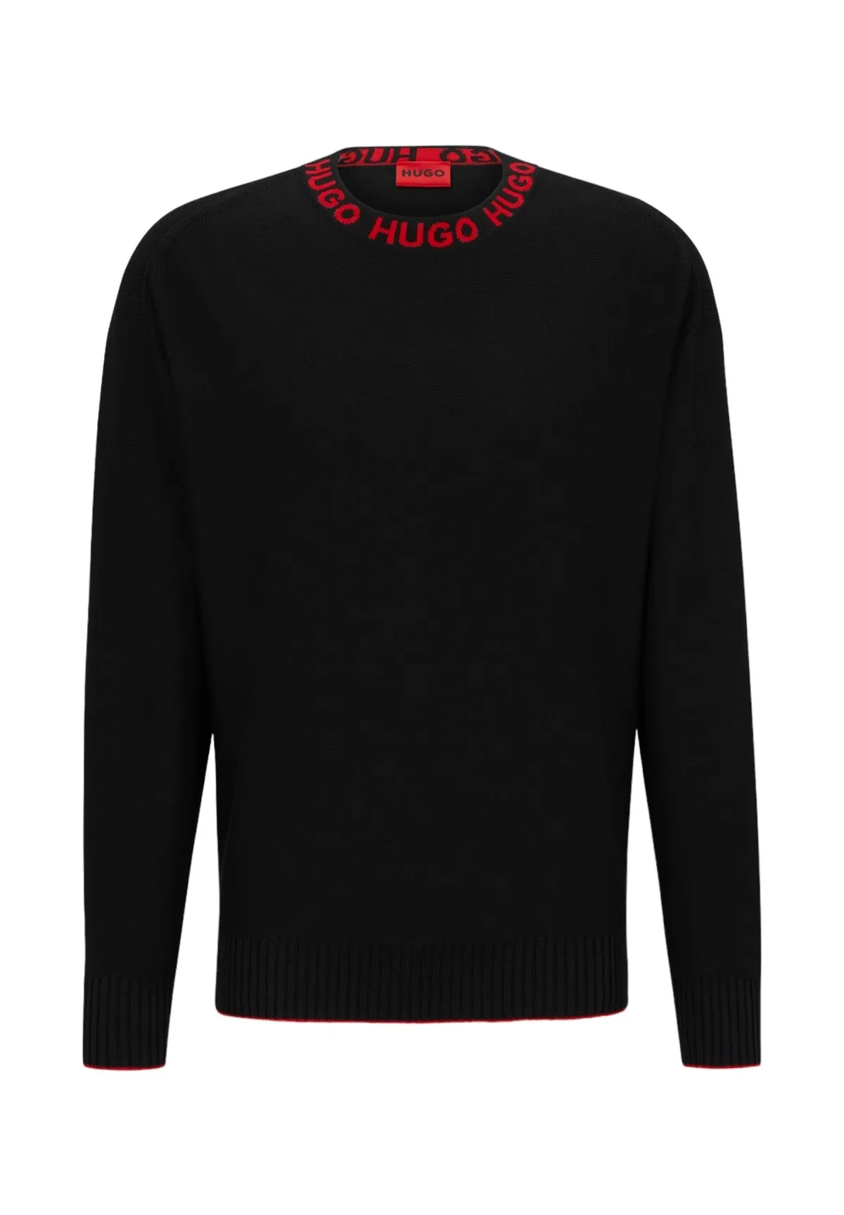 Hugo Uomo Maglione Collo Alto 50474813-001 Nero