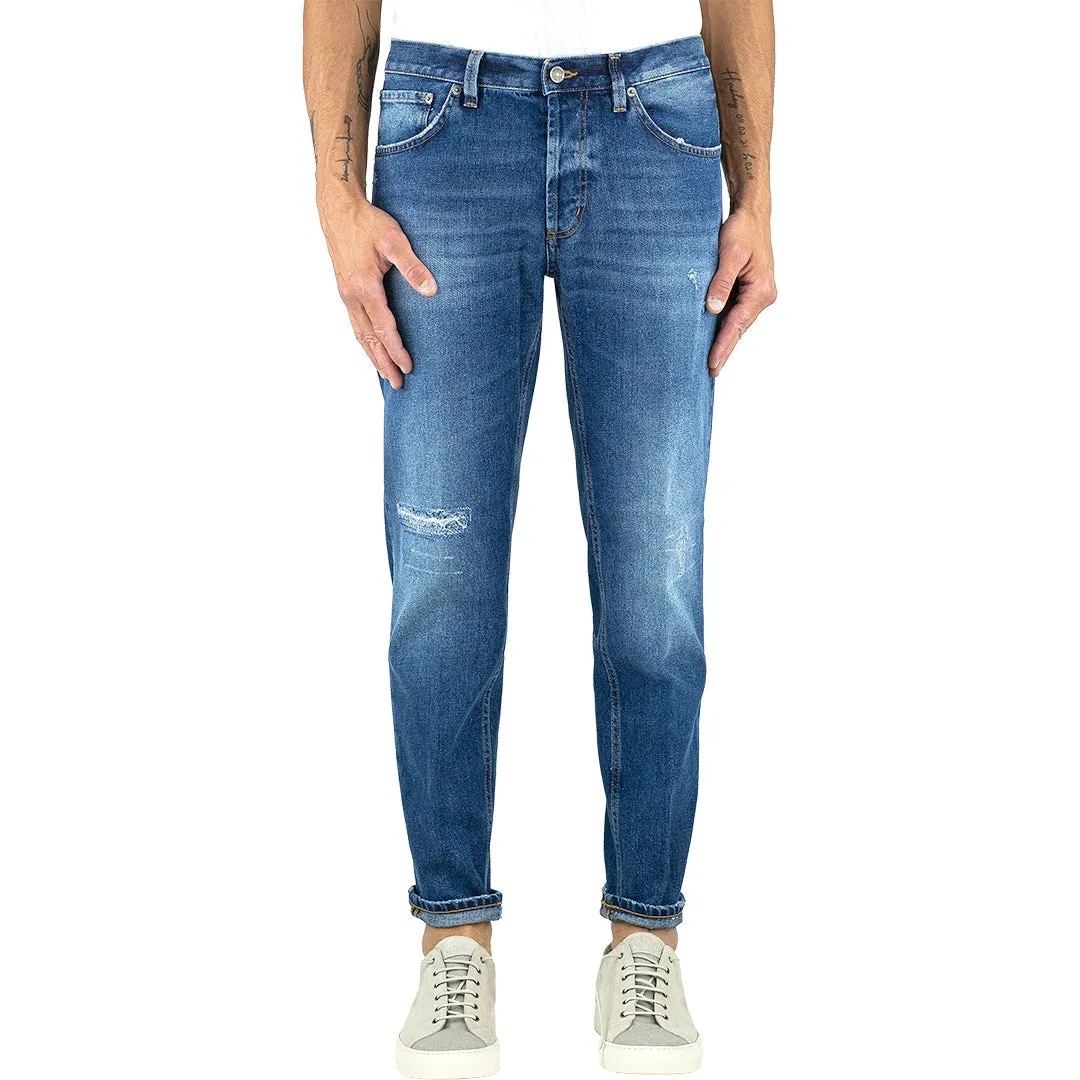 Jeans DONDUP Brighton UP434 in Puro Denim Organico Lavaggio Medio