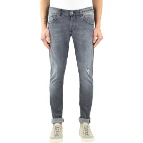 Jeans DONDUP Ritchie UP424 Piccola Abrasione Grigio Lavato