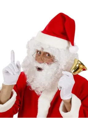 Kit Babbo Natale parrucca e barba riccia