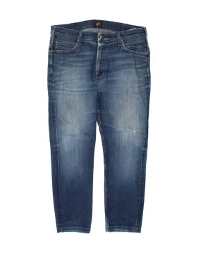 LEE Mens Slim Jeans W34 L28 Blue Cotton