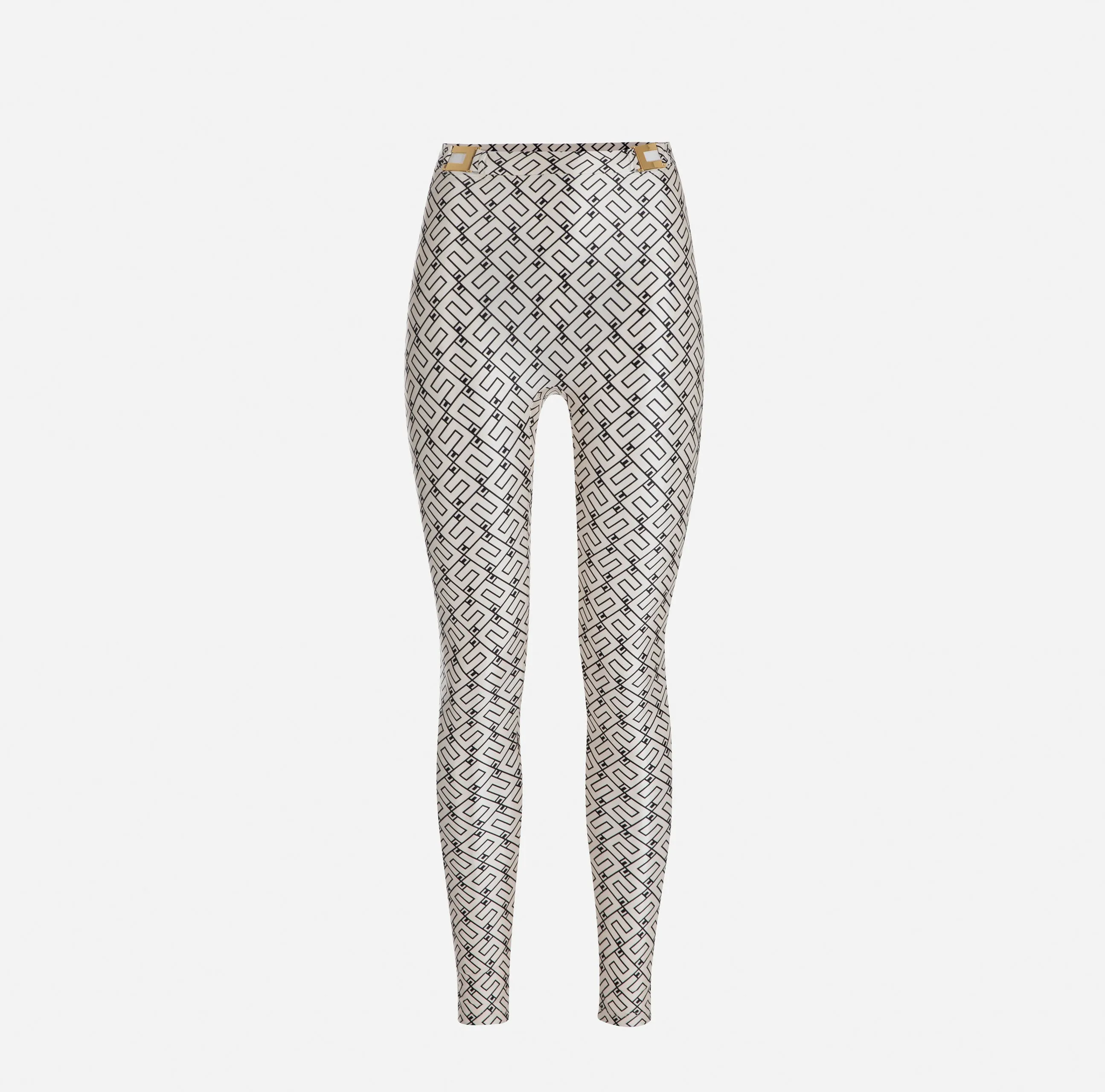 Leggings monogram Elisabetta Franchi PA02636E2