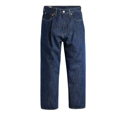 Levis Jeans Uomo Stay Lose Pleated Crop Blu