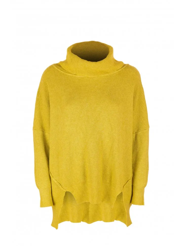 MAGLIONE ASIMMETRICO COLLO ALTO COSTINE