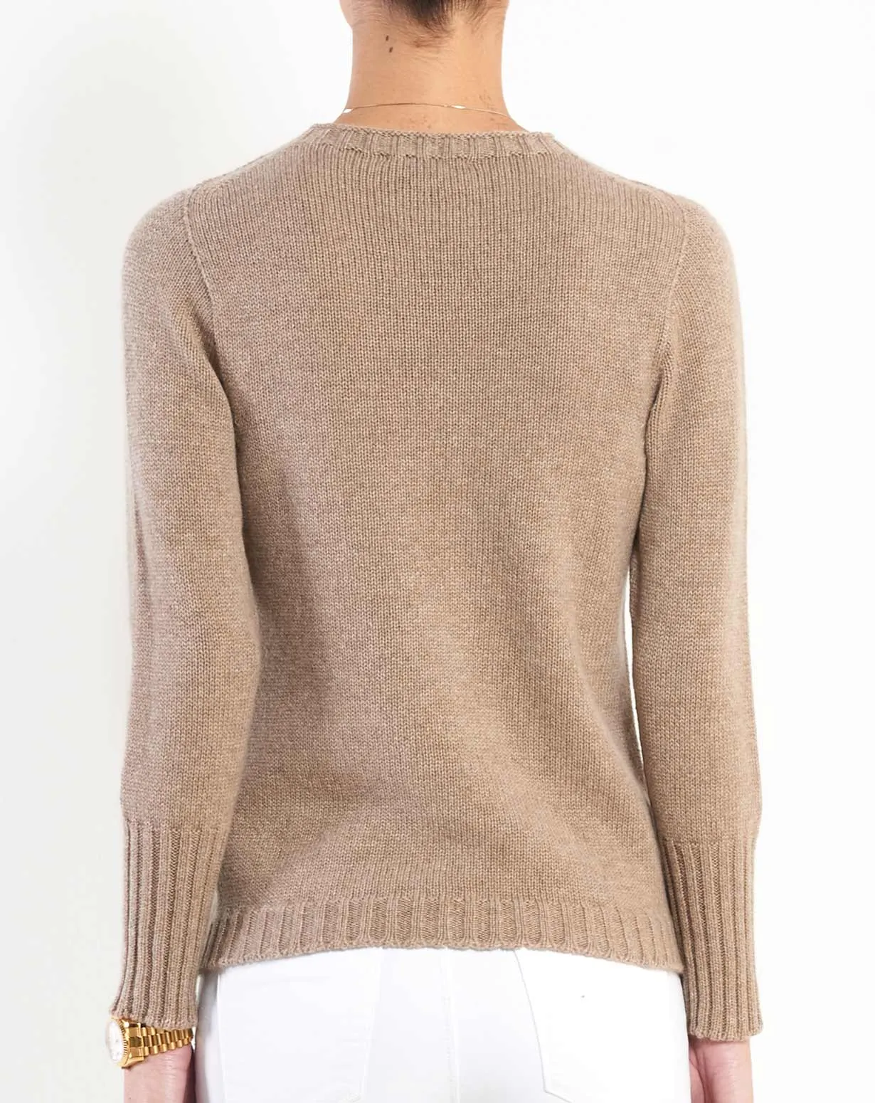 Maglione Cashmere Donna Ampio Girocollo