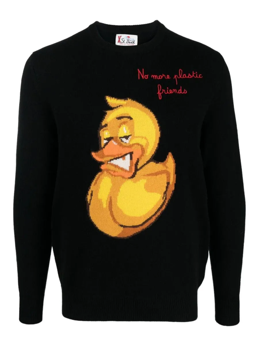 Maglione girocollo duck plastic