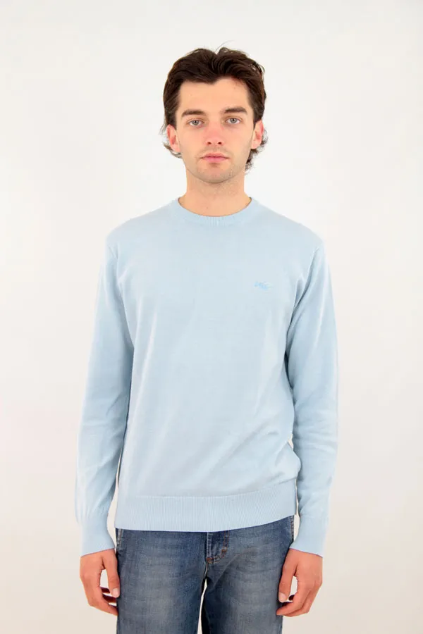 MAGLIONE GIROCOLLO OLIVER AZZURRO 