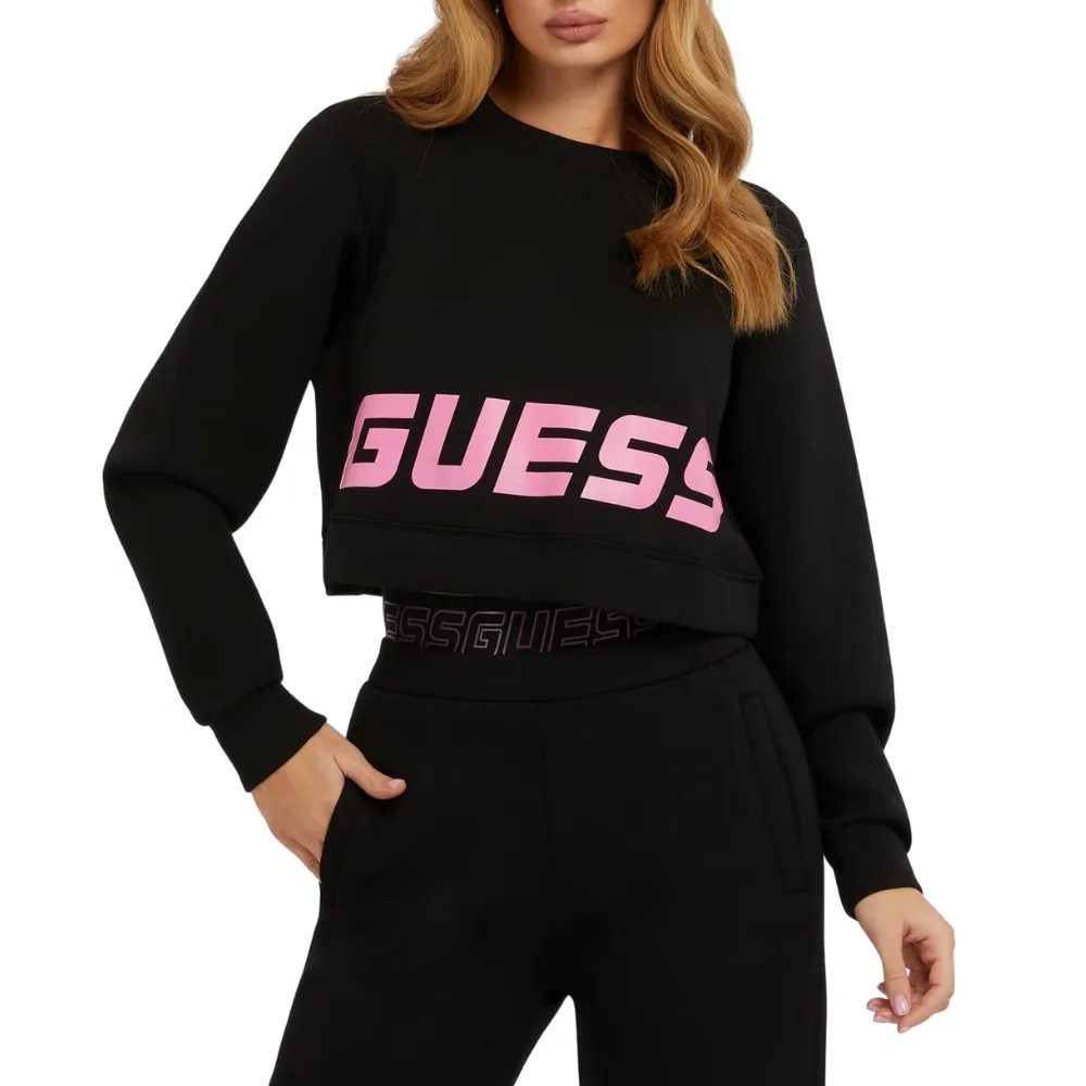 Maglione Guess aletha scuba crop