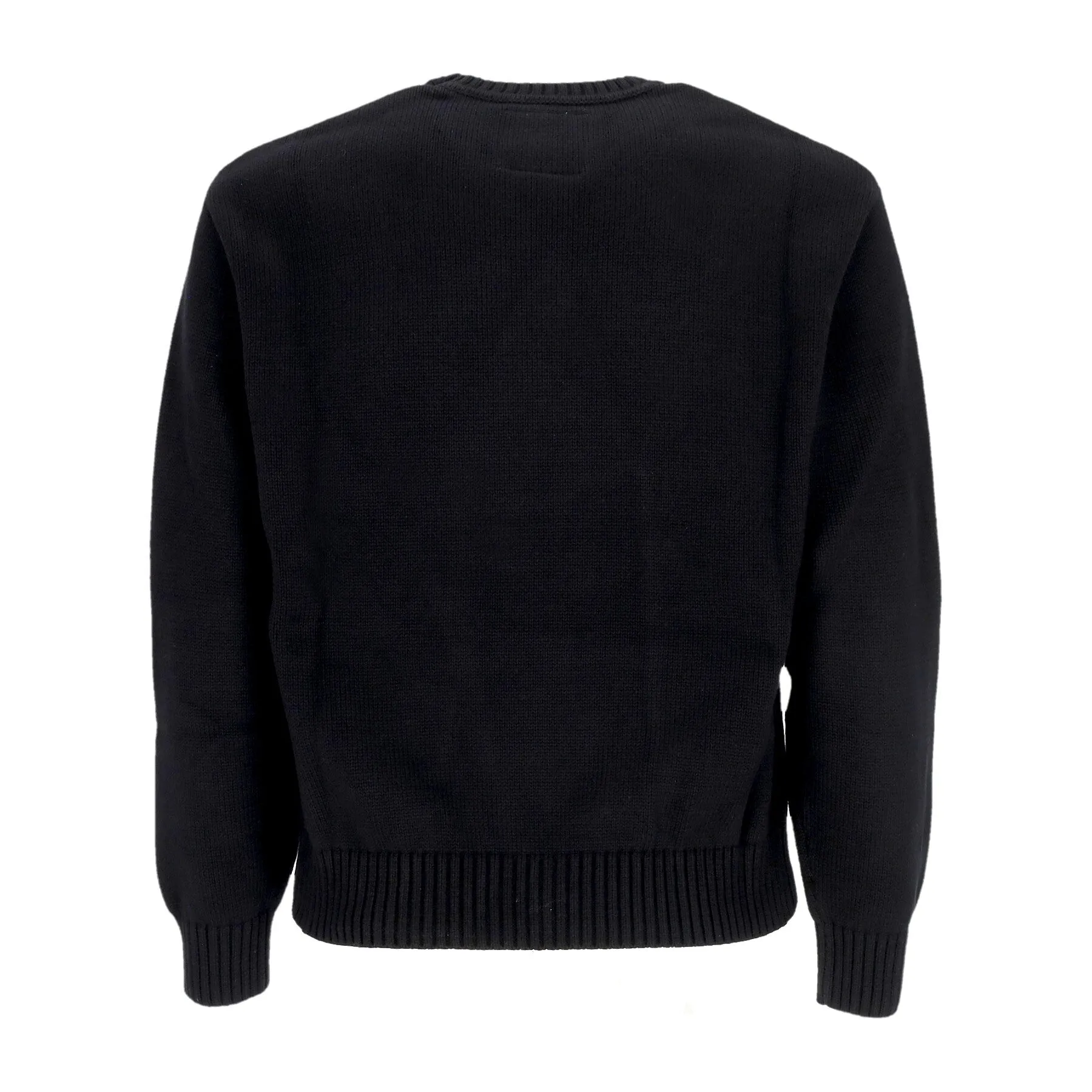 Maglione Leggero Uomo Smiley Inner Peace Sweater Black