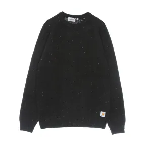 Maglione Uomo Anglistic Sweater Speckled Black