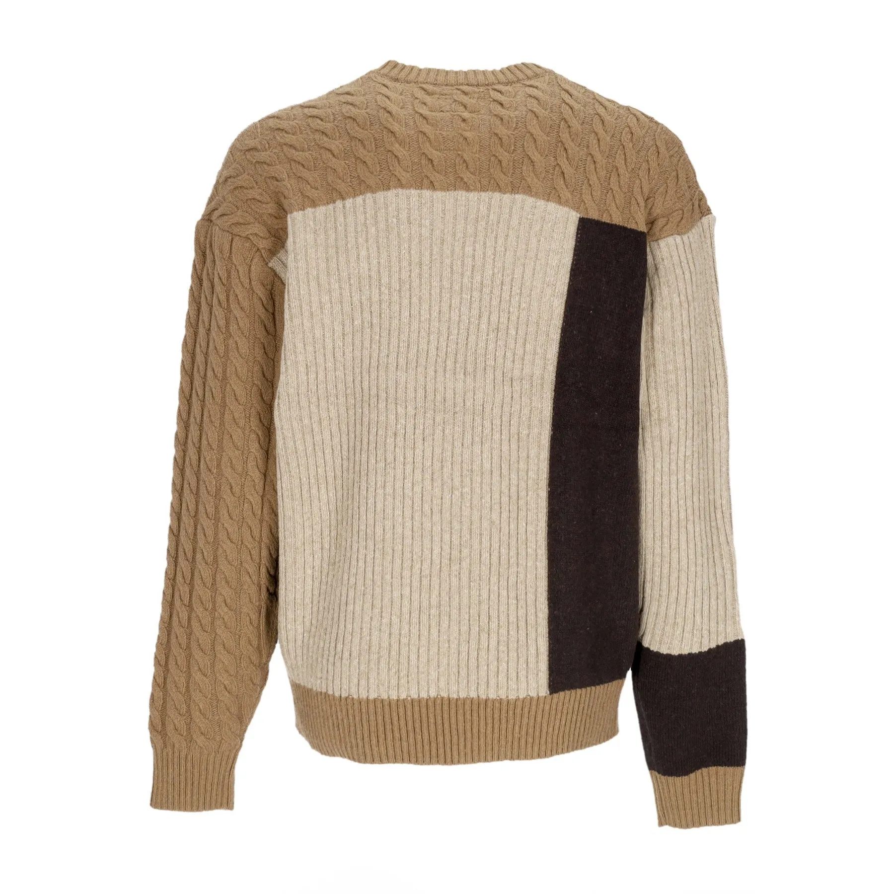 Maglione Uomo Lucas Patchwork Sweater Black