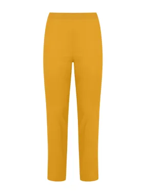 Pantalone capri con spacchetti in Super Fresh - Golden Spice