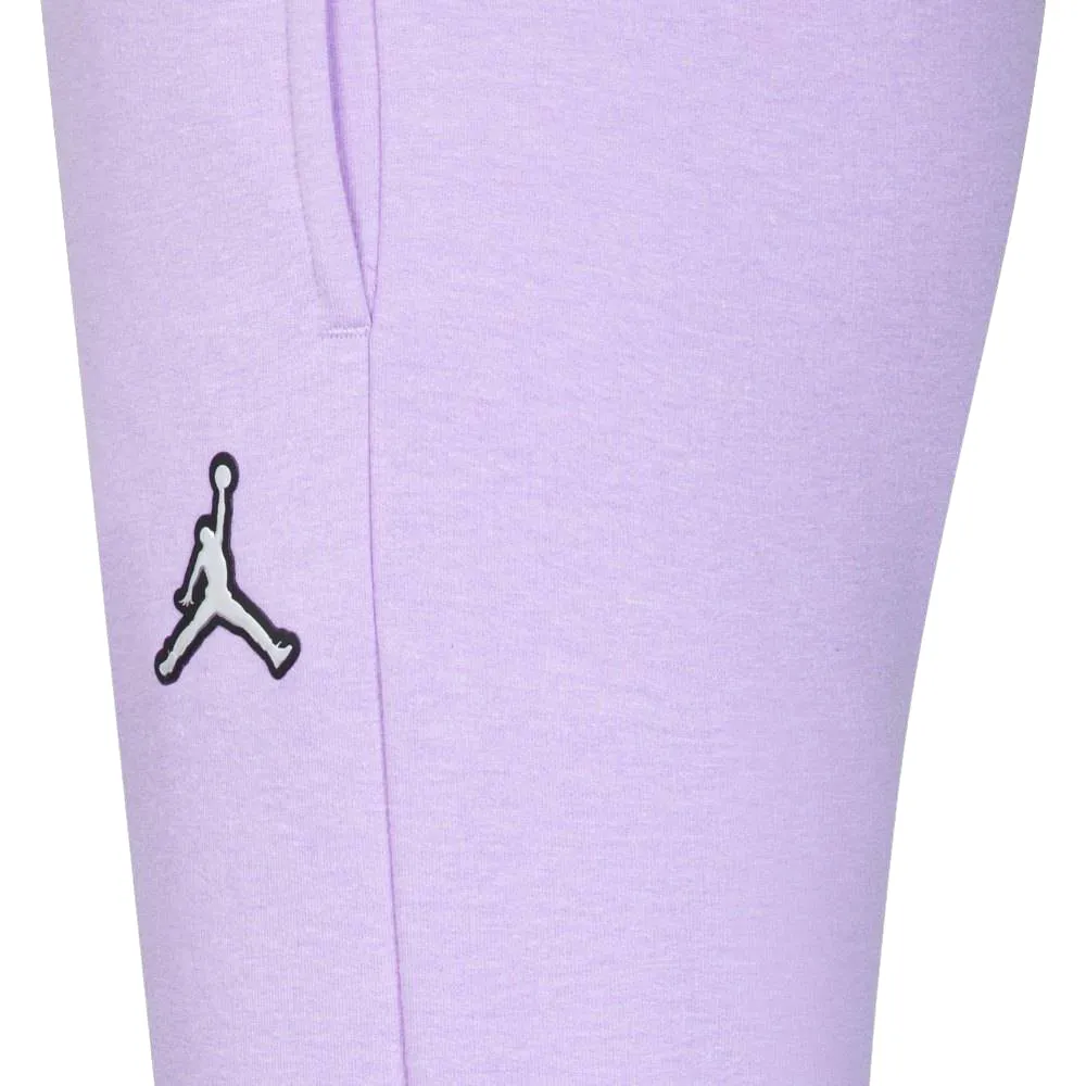 Pantalone in felpa lilla per bambina