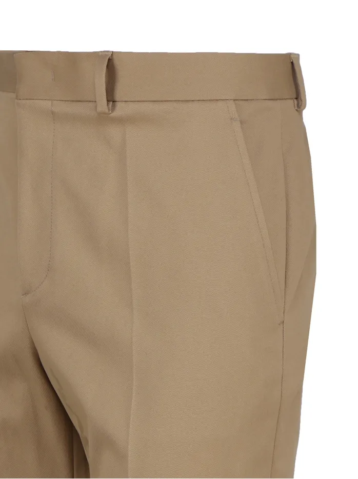 PANTALONE IN GABARDINA DI COTONE