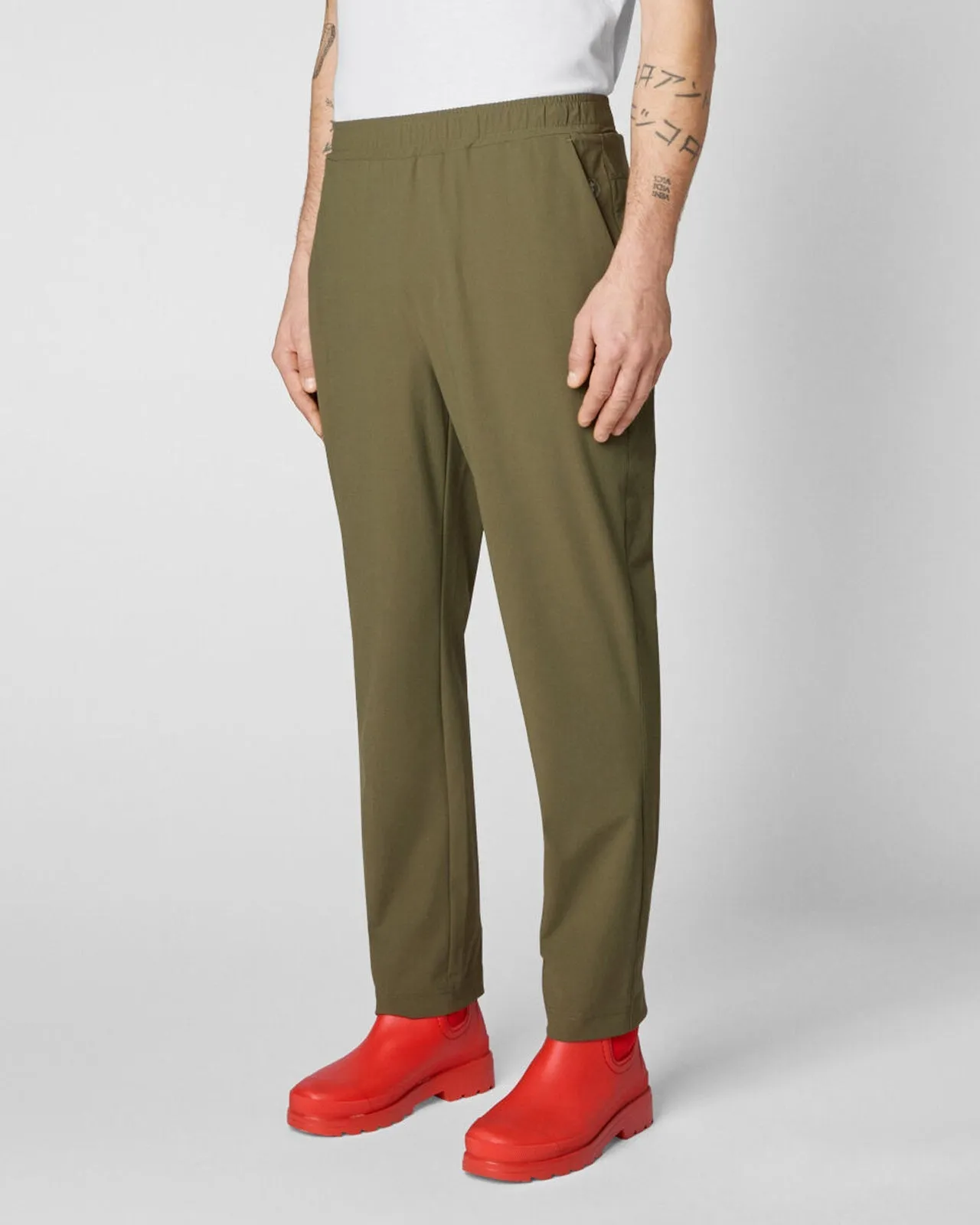 Pantalone Michael verde oliva