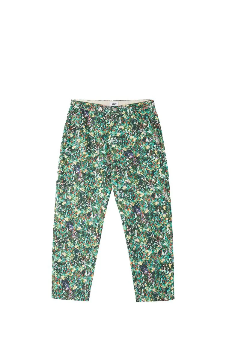 PANTALONE UOMO OBEY HARDWORK CARPENTER FLORAL MULTI