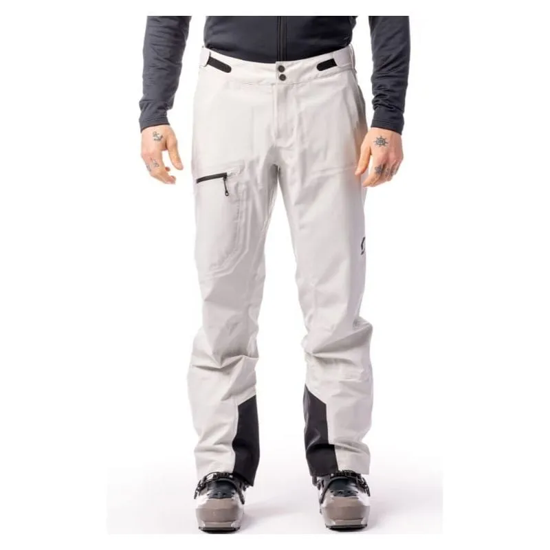 Pantaloni da sci alpinismo da uomo Scott Pants Explorair 3L (Dust white)