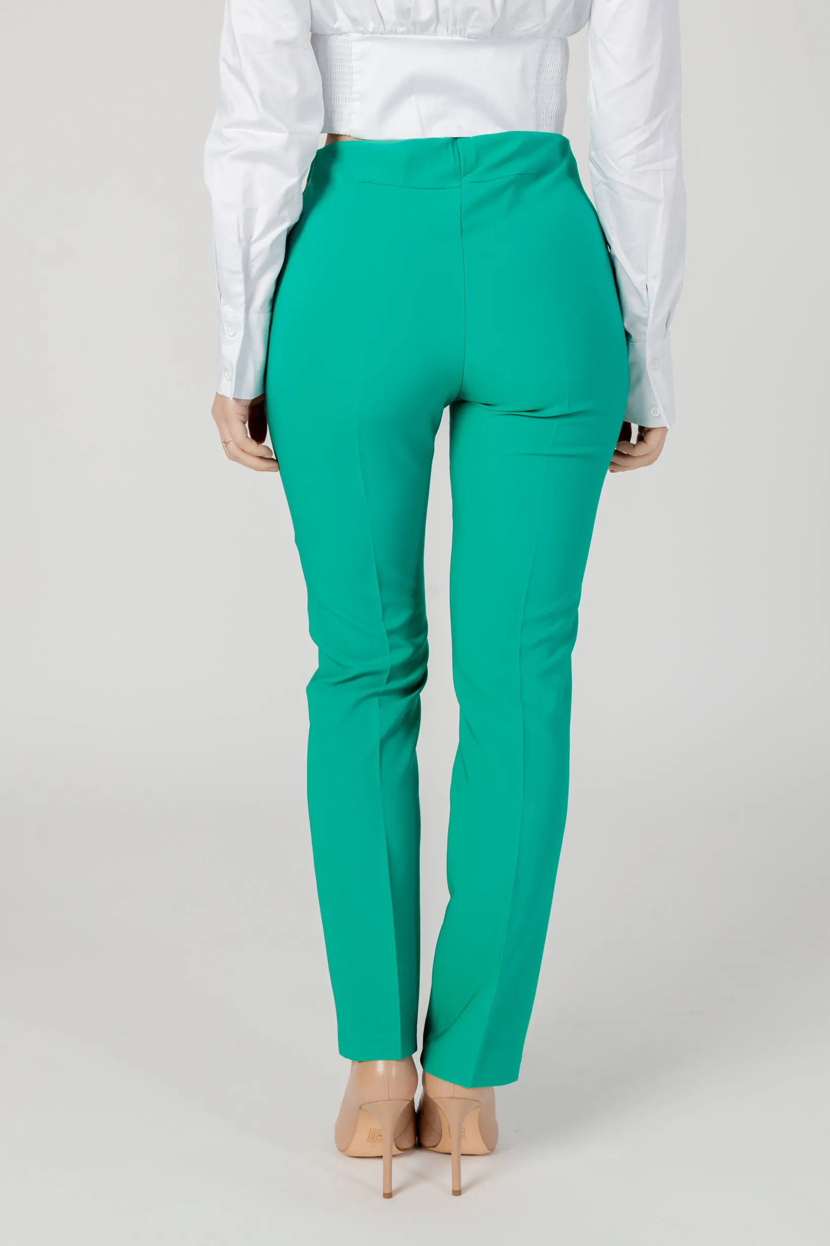 Pantaloni regular Sandro Ferrone  Verde