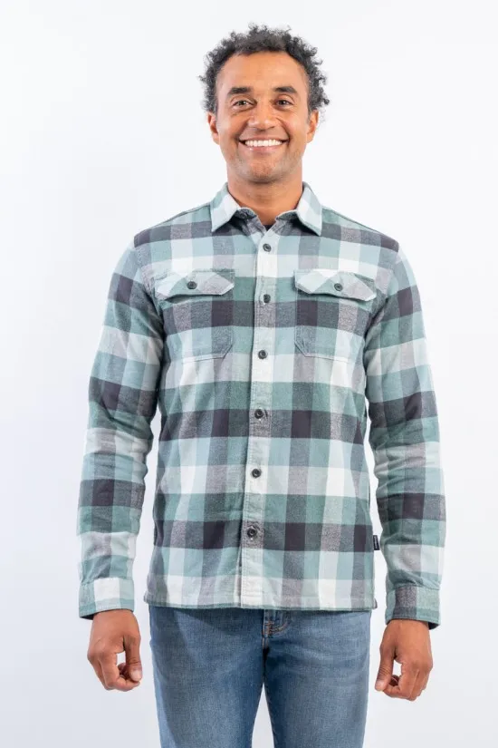 PATAGONIA MS LS ORGANIC COTTON MW FJORD FLANNEL SHIRT 42400