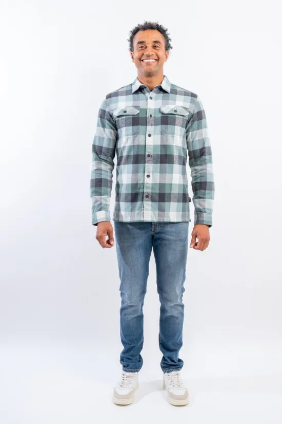 PATAGONIA MS LS ORGANIC COTTON MW FJORD FLANNEL SHIRT 42400