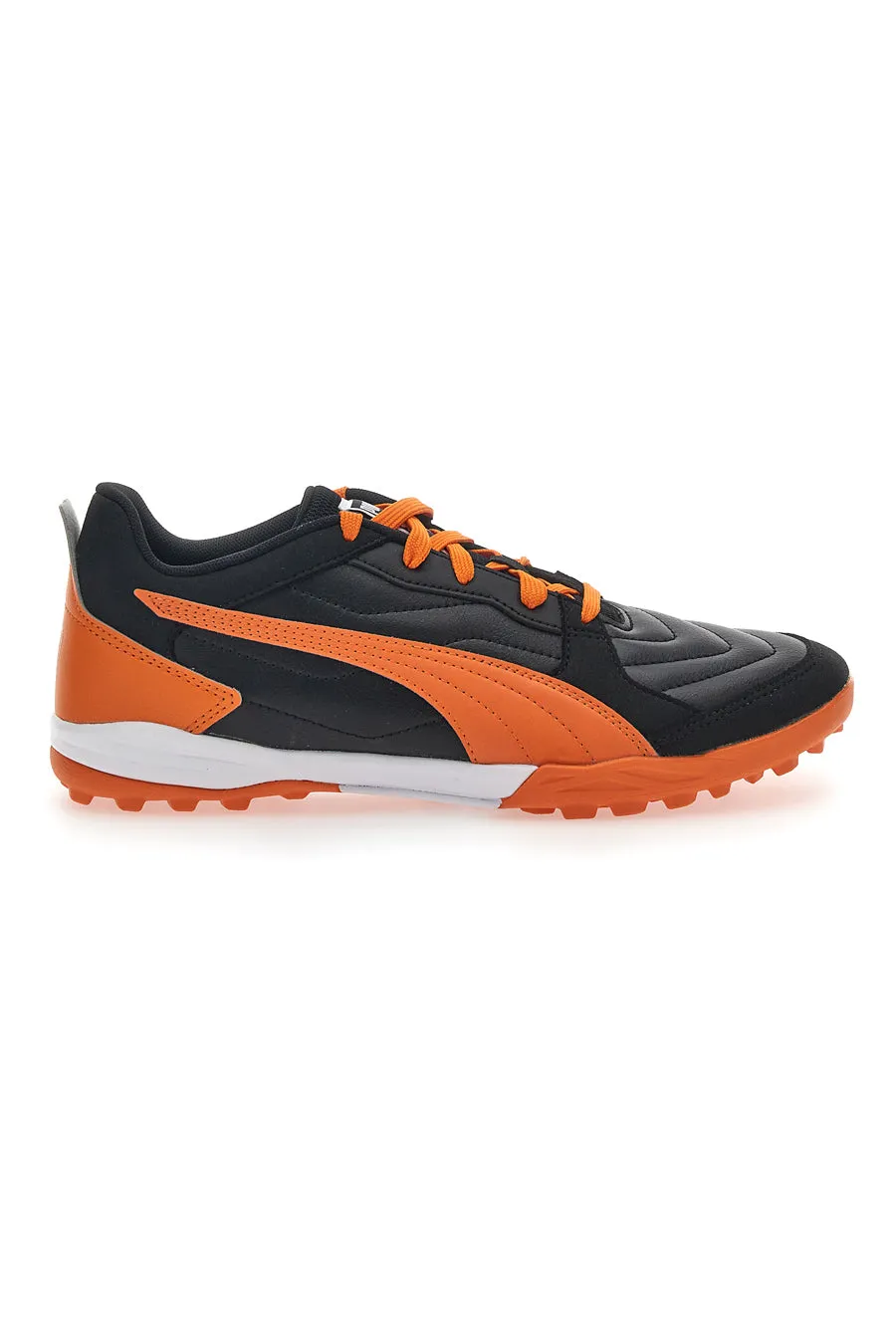   PUMA Scarpe da Calcetto Indoor Nere e Arancio Puma Pressing IV TT