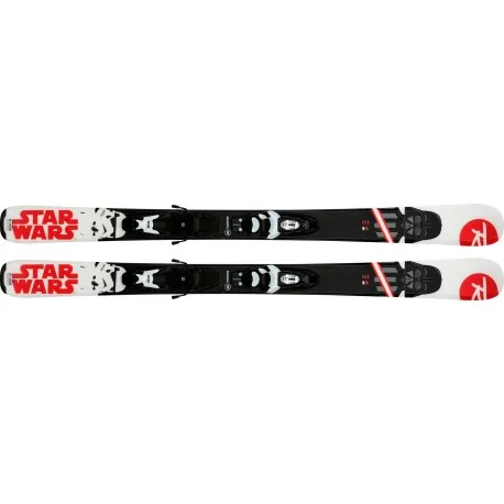 Rossignol Sci Bambino Star Wars + Kid X 4 Black White