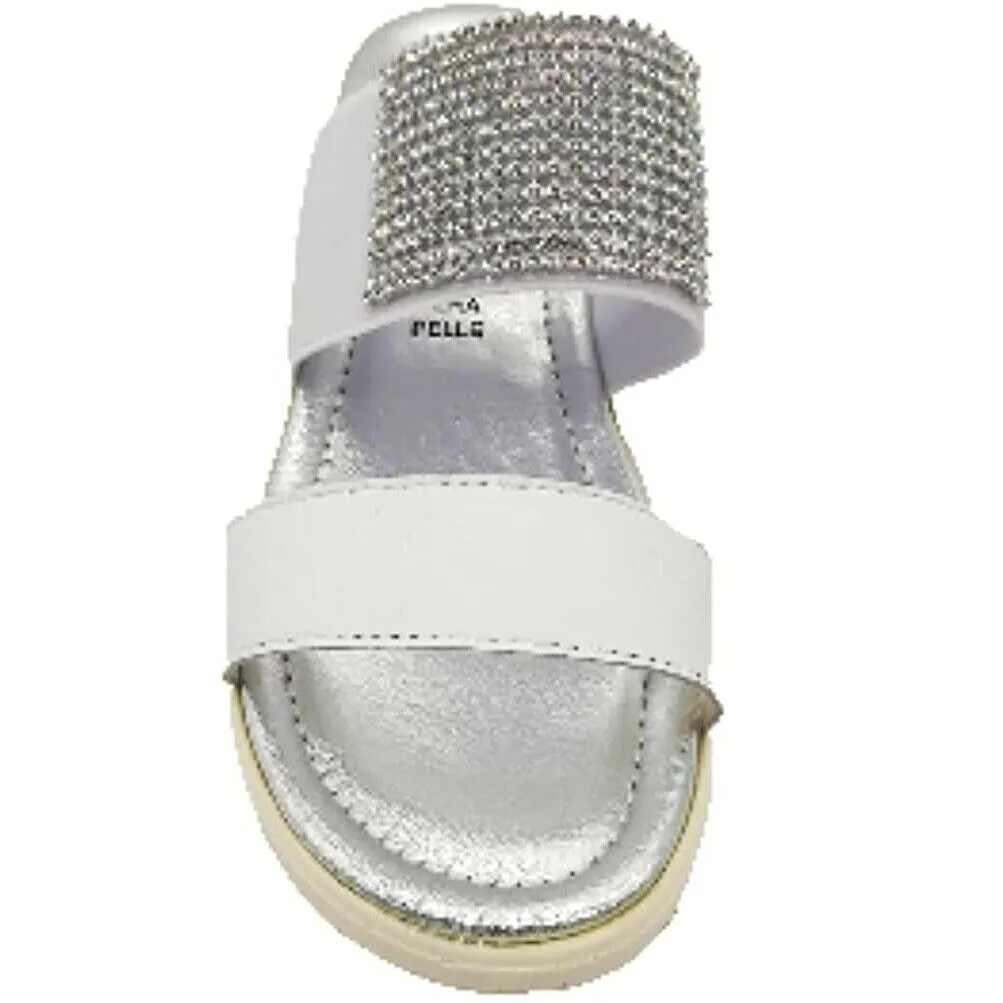 Scarpe da donna Cinzia Soft - Art. IAF12193 003 sandalo con strass bianco casual