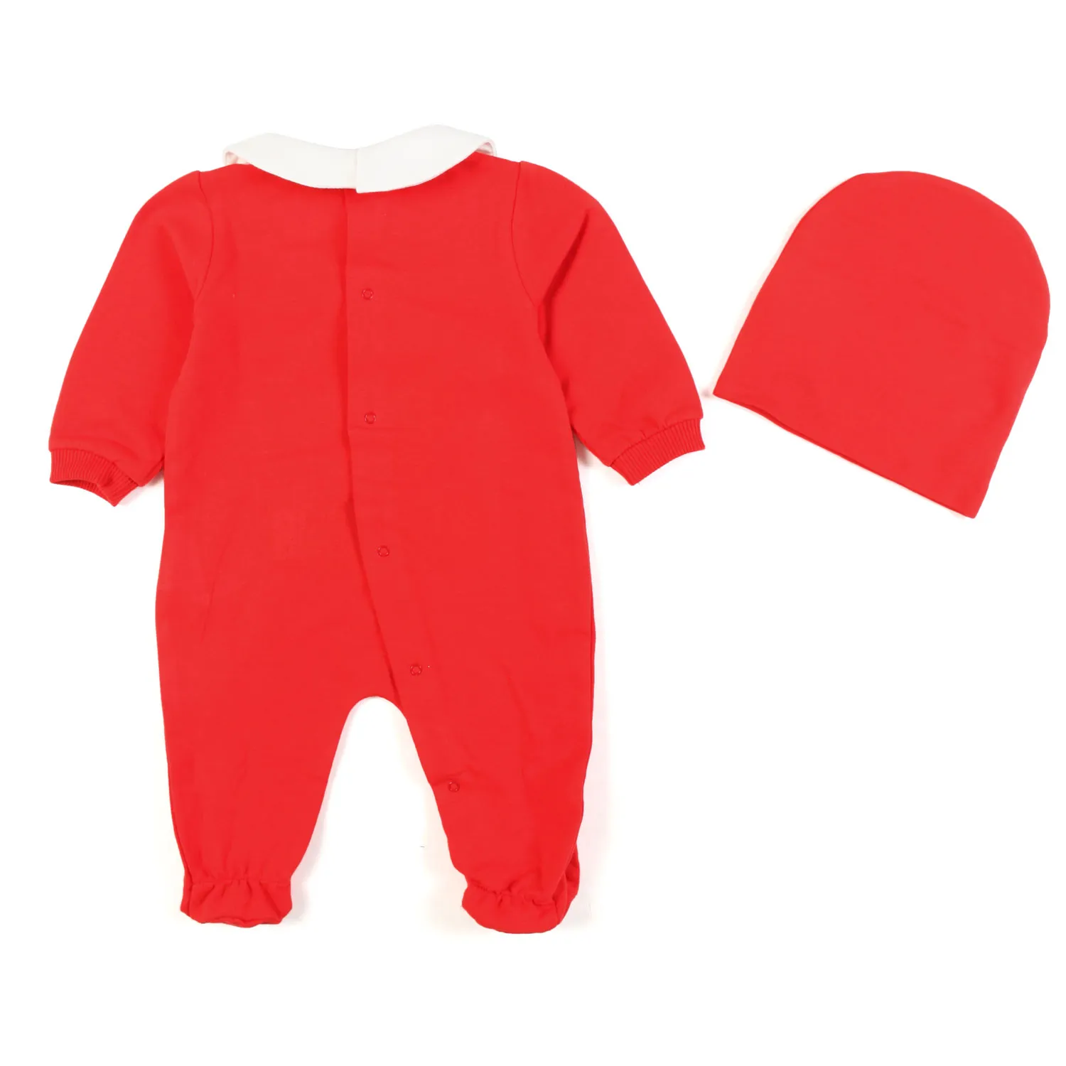 Set Tutina Teddy Bear Rossa Con Cappello